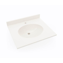 Swan VT01925.018 - VT1B1925 Ellipse 19 x 25 Single Bowl Vanity Top in Bisque
