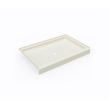 Swan SF03248MD.037 - SS-3248 32 x 48 Swanstone® Alcove Shower Pan with Center Drain in Bone