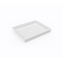 Swan SF03442MD.010 - SS-3442 34 x 42 Swanstone® Alcove Shower Pan with Center Drain in White