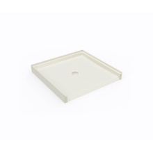 Swan SF03738MD.037 - STS-3738 37 x 38 Swanstone® Alcove Shower Pan with Center Drain in Bone