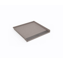 Swan ST03838.212 - STF-3838 38 x 38 Performix Alcove Shower Pan with Center Drain Clay