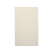 Swan MSMK8436.018 - MSMK-8436-1 36 x 84 Swanstone® Modern Subway Tile Glue up Bathtub and Shower Single Wall Pane