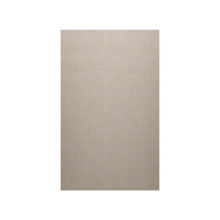 Swan TSMK9662.218 - TSMK-9662-1 62 x 96 Swanstone® Traditional Subway Tile Glue up Bathtub and Shower Single Wall