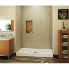 Swan VP6034CPAN.010 - VP6034CPAN Veritek™ Pro Alcove Shower Pan with Center Drain in White
