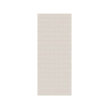 Swan MTMK7232.018 - MTMK-7232-1 32 x 72 Swanstone® Metro Subway Tile Glue up Bathtub and Shower Single Wall Panel