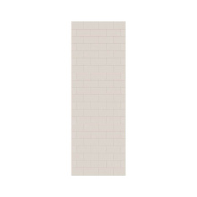 Swan MTMK8430.018 - MTMK-8430-1 30 x 84 Swanstone® Metro Subway Tile Glue up Bathtub and Shower Single Wall Panel