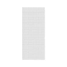 Swan MTMK8442.010 - MTMK-8442-1 42 x 84 Swanstone® Metro Subway Tile Glue up Bathtub and Shower Single Wall Panel