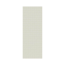 Swan MTMK9634.037 - MTMK-9634-1 34 x 96 Swanstone® Metro Subway Tile Glue up Bathtub and Shower Single Wall Panel