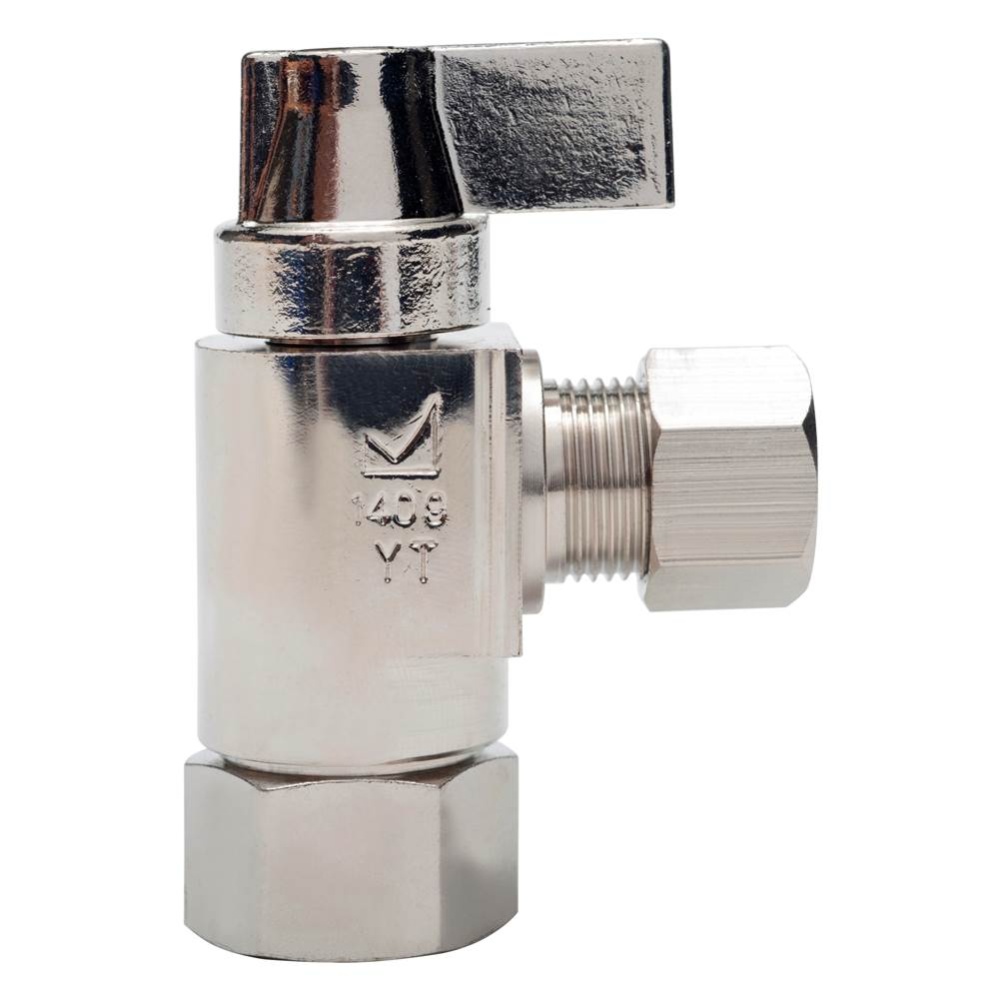 1/2 Fip x 3/8 Compression Nl 1/4-turn Angle Stop