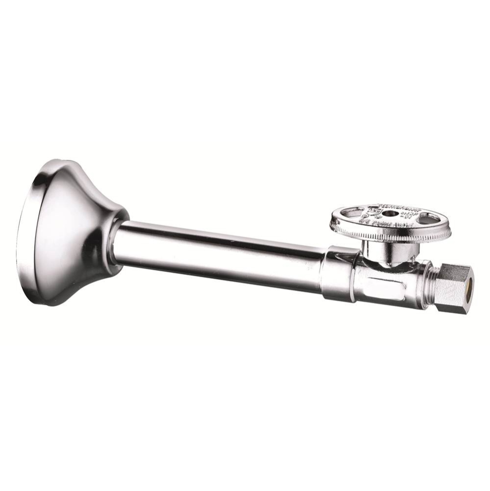 Str Stop1/2 Swt x 3/8od Comp 1/4-trn W/5 Ext & Escut