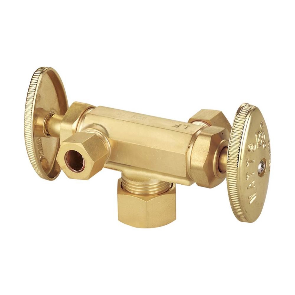 0147044-ang Stop 5/8od x 3/8od x 1/4od Comp Dual Hndl Multi-turn 1/bx