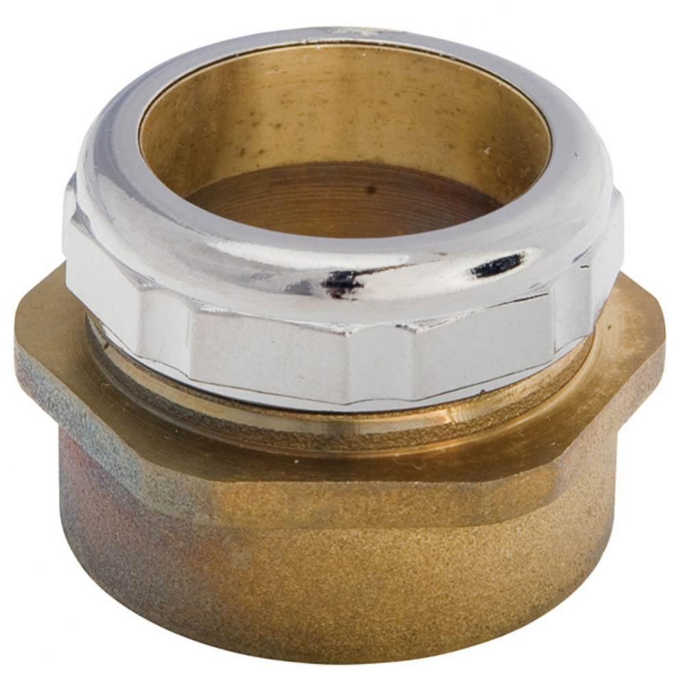 Dwv Conn Brass 1-1/2 X1-1/2 Fip Brass Nut