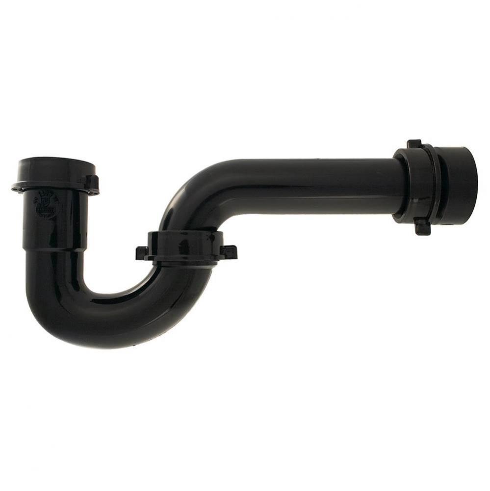 P-Trap Black 1-1/2 W/Abs Trap Adapter And Soft Washer 1/Bg