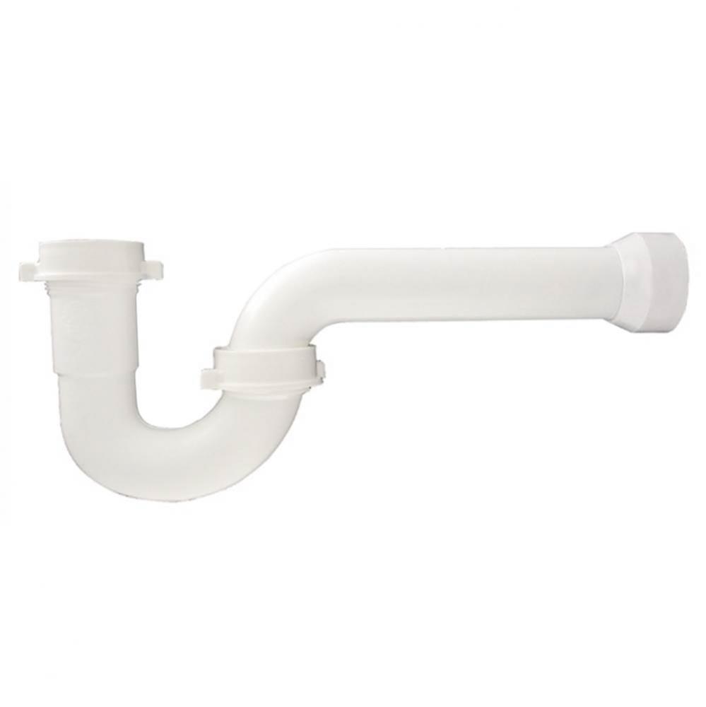 P-Trap White 1-1/2 W/Pvc S-Weld Trap Adapter And Pvc Wall Bend 1/Bg