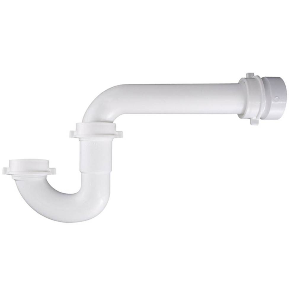 1-1/2 Reversible P-trap White W/pvc Trap Adapter 1/bg