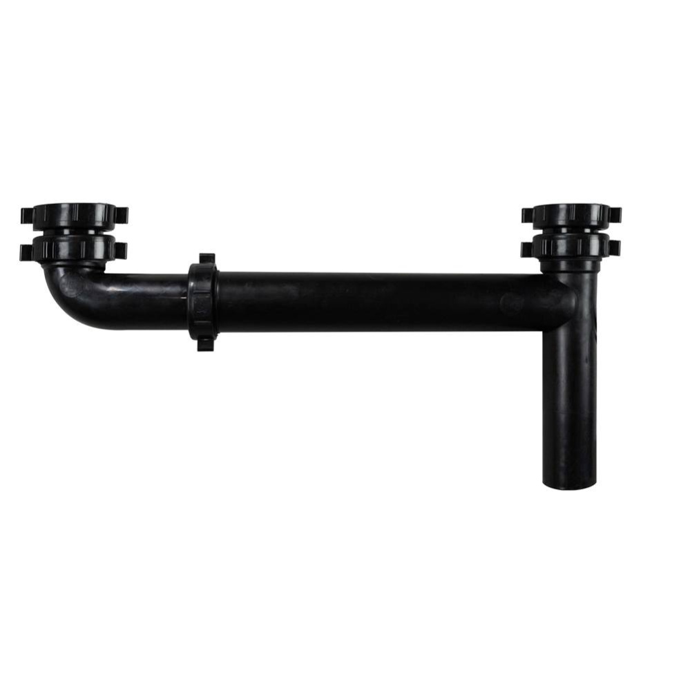 End Outlet Telescoping Black All Purpose 1-1/2 x 16 1/bg