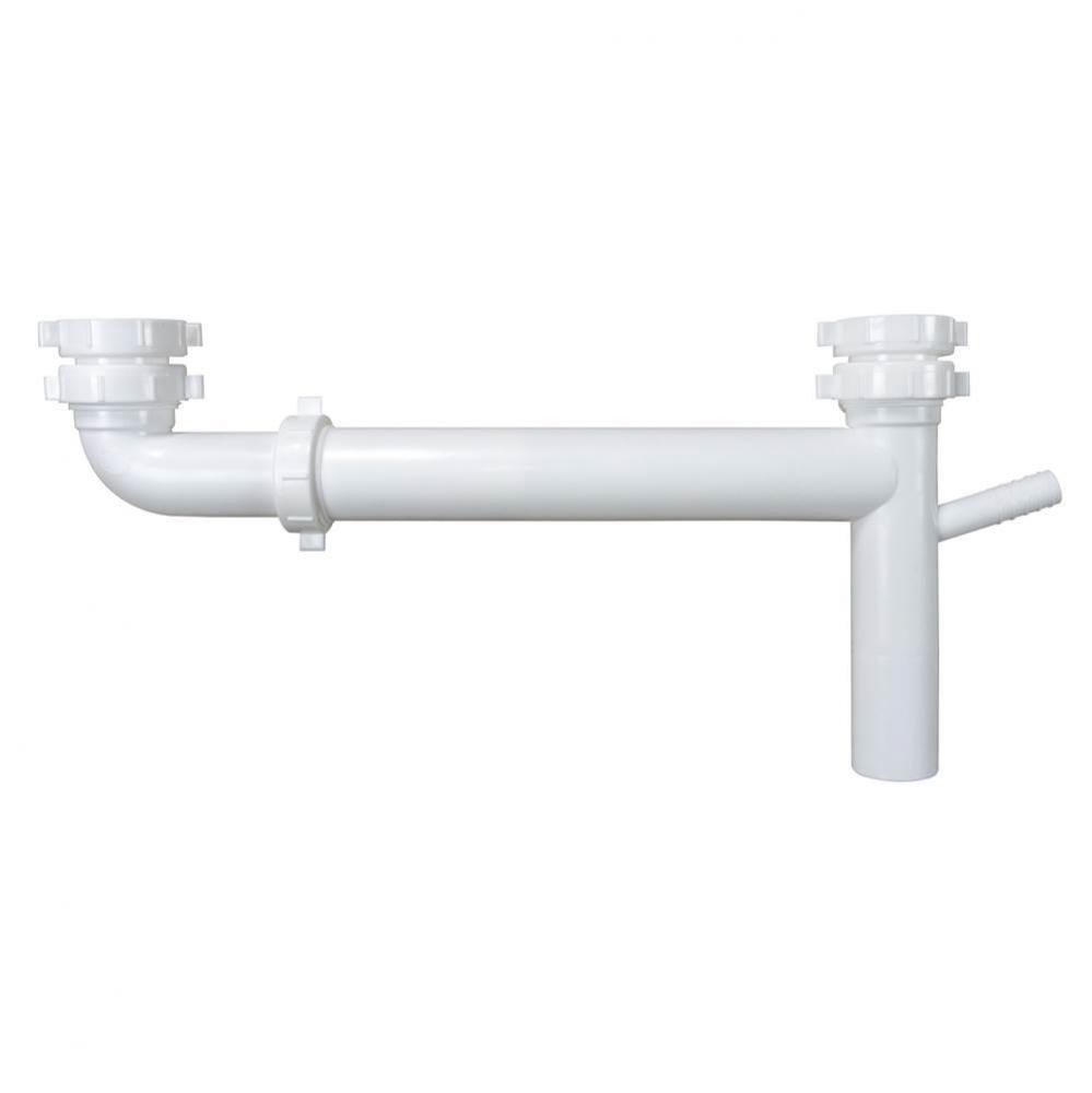 End Outlet Tele Wht All Purpose 1-1/2x16 W/ 1/2 Dw Branch & Soft Wshr