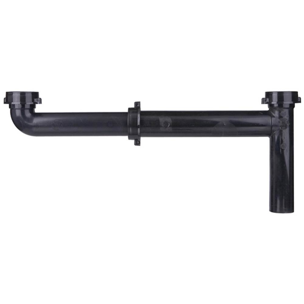 End Outlet Telescoping Black Slip Joint 1-1/2 x 16 1/bg