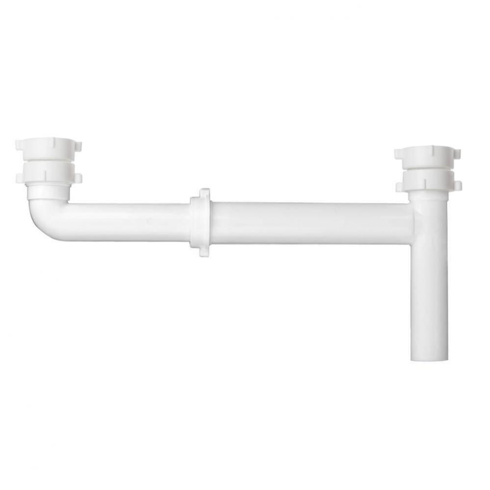 End Outlet Telescoping White All Purpose 1-1/2 x 16 W/ Soft Wshr 1/bg