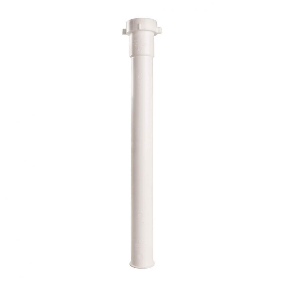 Flanged Tailpiece x Slip Joint White 1-1/2 x 16 W/soft Washer 1/bg