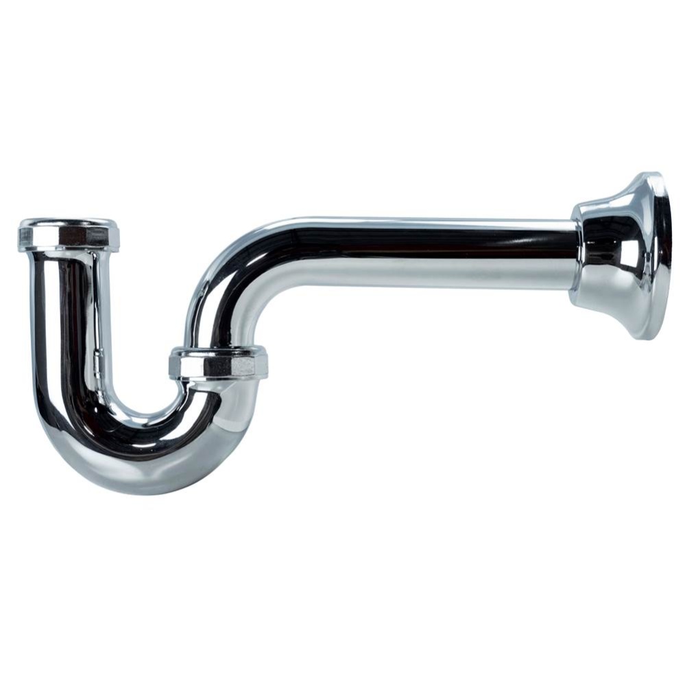 P-Trap 1-1/2 W/ Bell Escut Chrome 22 Ga 1/Bx