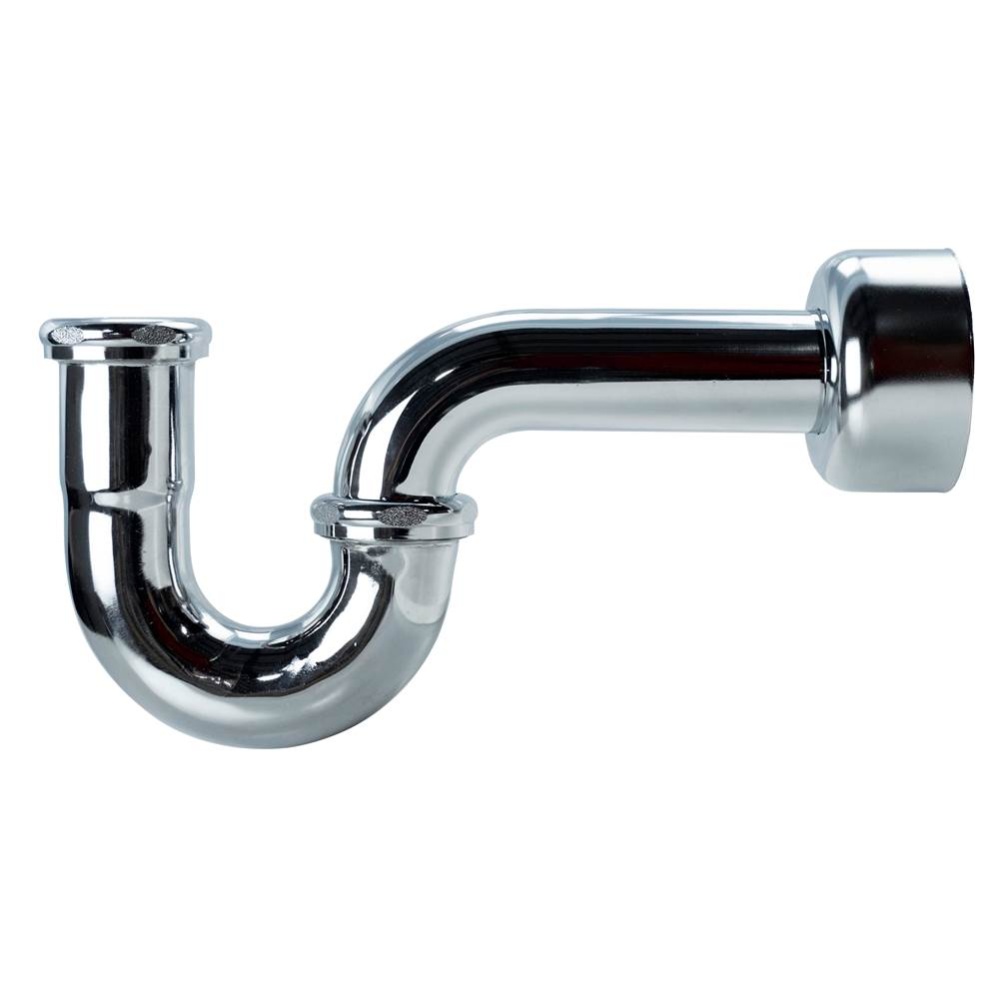 P-trap 1 1/2 W/ Box Escut Chrome 17ga 1/bx