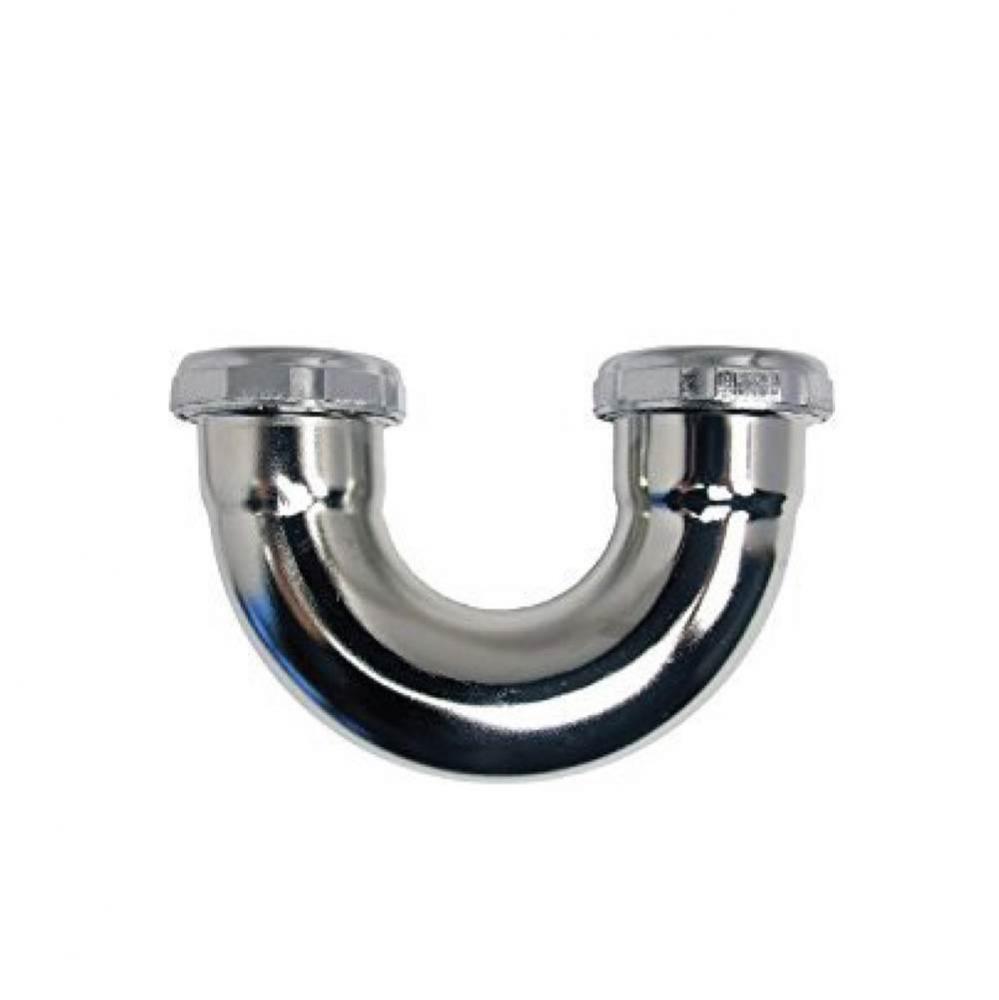 J-Bend Low-Inlet 1 1/2 Chrome 17Ga