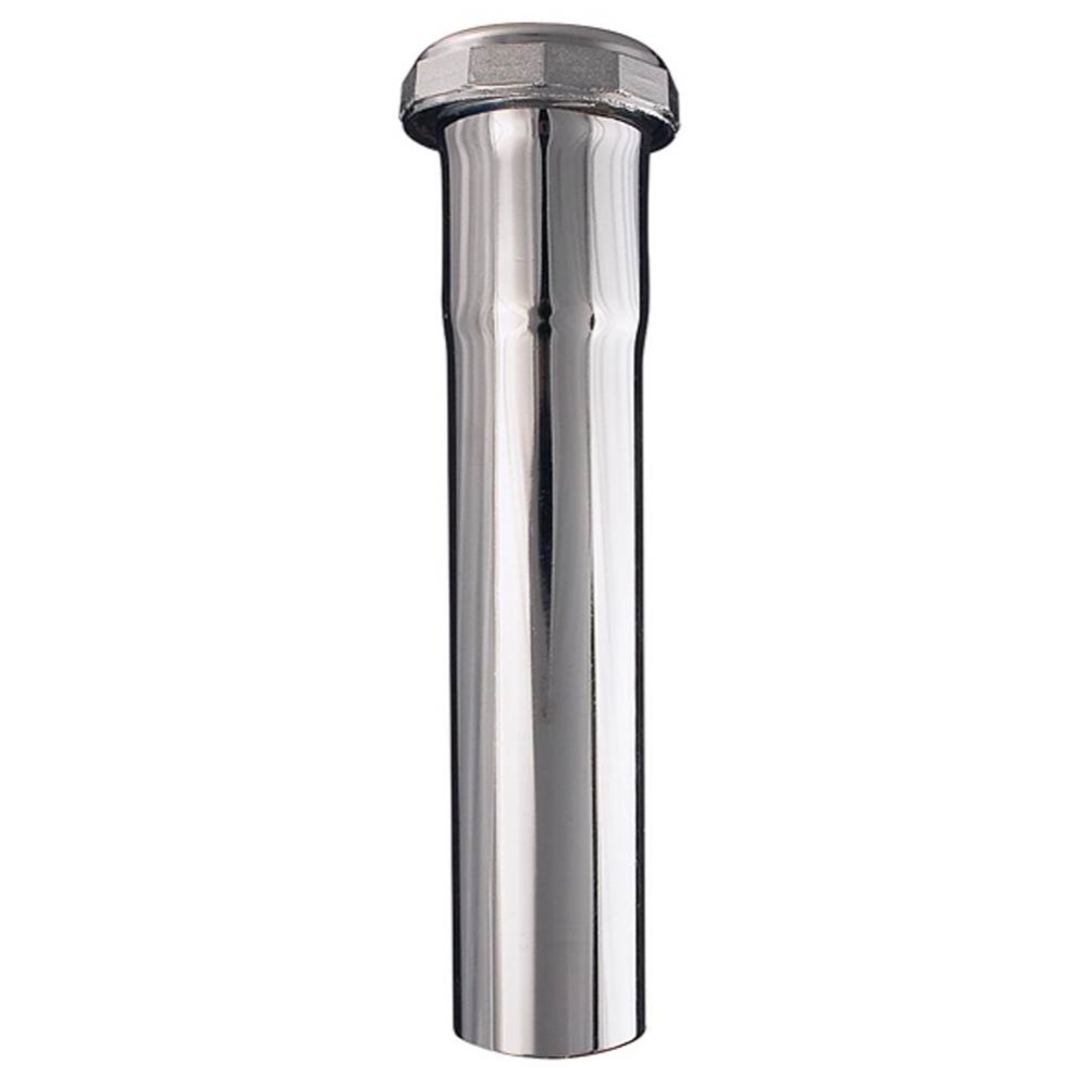 Extension Slip Joint 1-1/4 x 6 Chrome 22ga