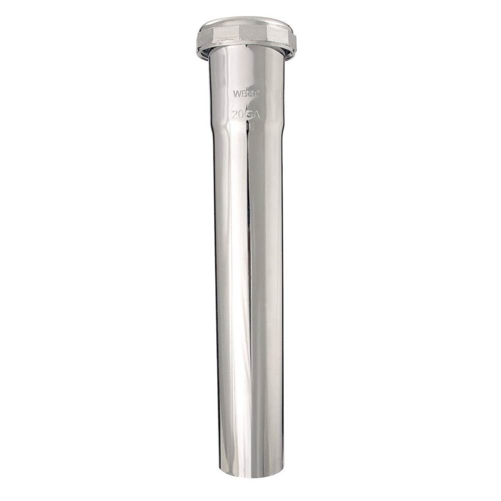 Extension Slip Joint 1-1/2 x 12 Chrome 22ga