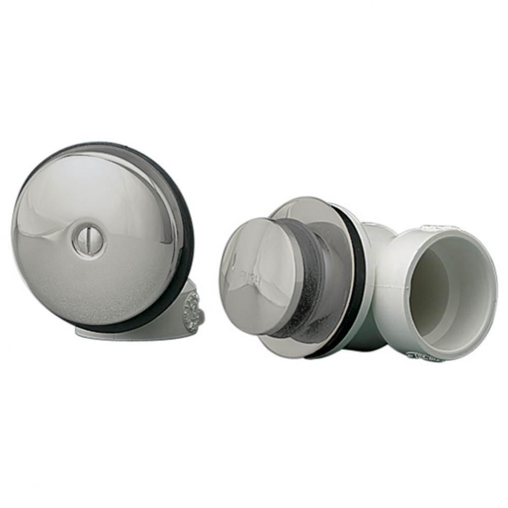 Ezy Touch Pvc Half Kit Zinc Dr Body W/1-hole Fp Chrome