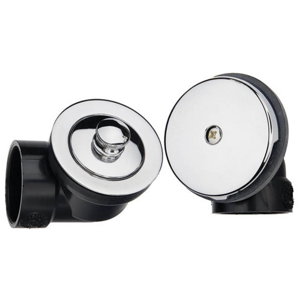 0145907 Twist-n-close Abs Half Kit W/1-hole Fp Chrome