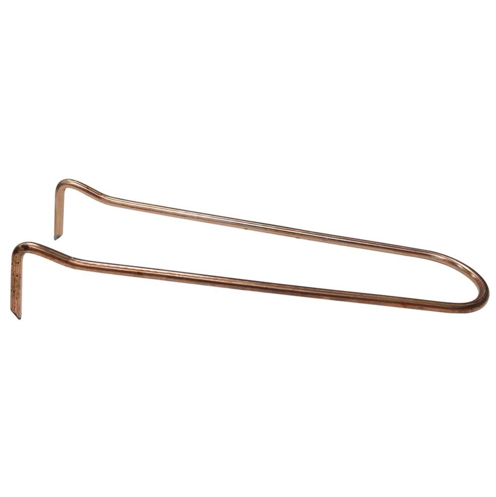 Wire Pipe Hook 3/4in x 6in Cu 5/pk