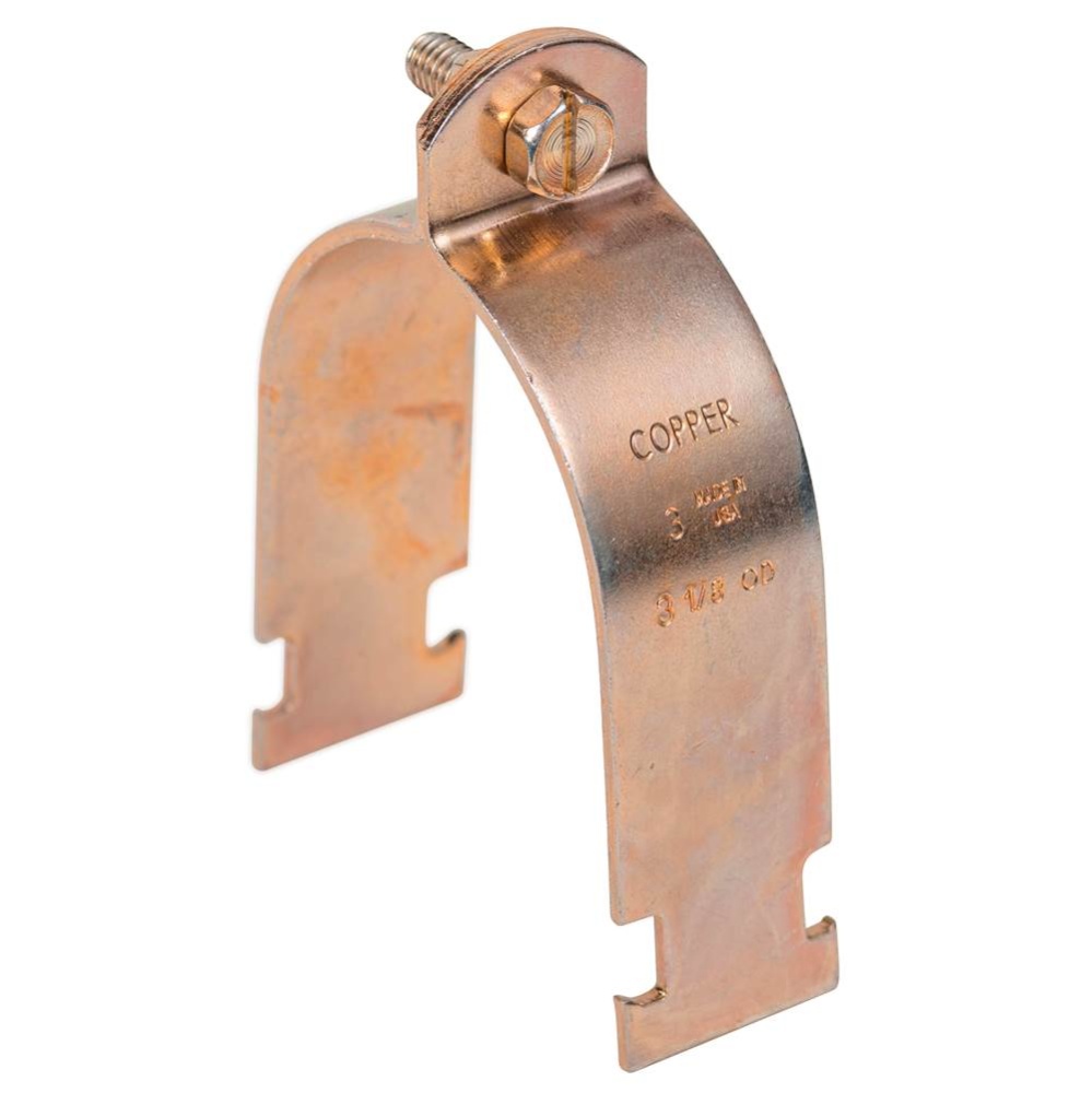 1-1/4 Cts Strut Clamp - Copper Zinc Dichromate