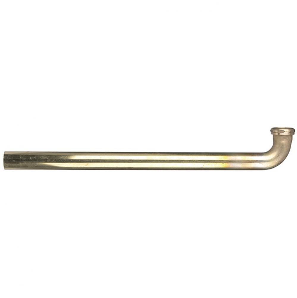 Waste Arm Slip Joint 1-1/2 X 24 W/ Brass Nut Rough Br 17Ga