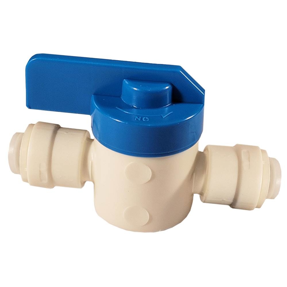 Vlv Straight 1/4 x 1/4 Pdq Polypropylene 1/bag