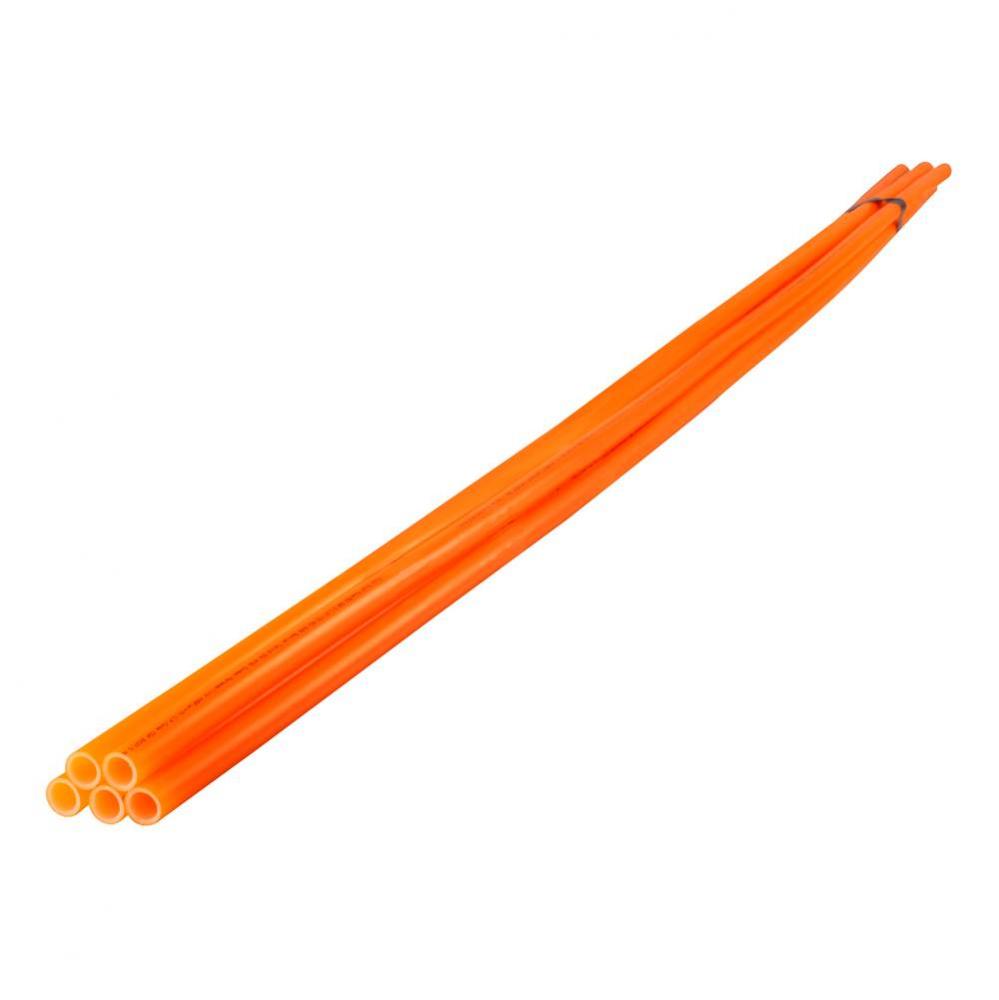 Pex Tube Barrier 1 Orange 20 Foot Lengths 5/Bag (100 Ft Per Bag)