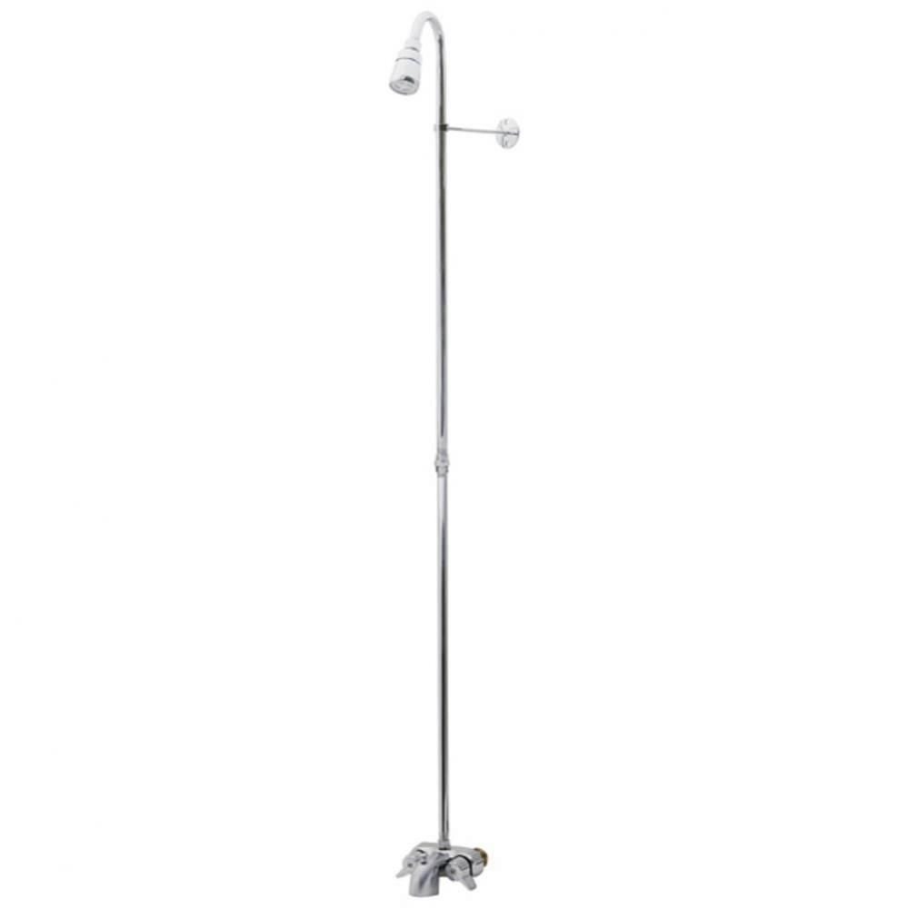 Add On Shower, Bath Cock Type Chrome 1/Bx