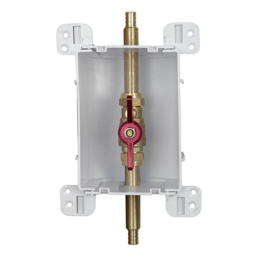 Servicebox (blue) 1 Valve W/drain 1/2 F1807 x 1/2 F1807