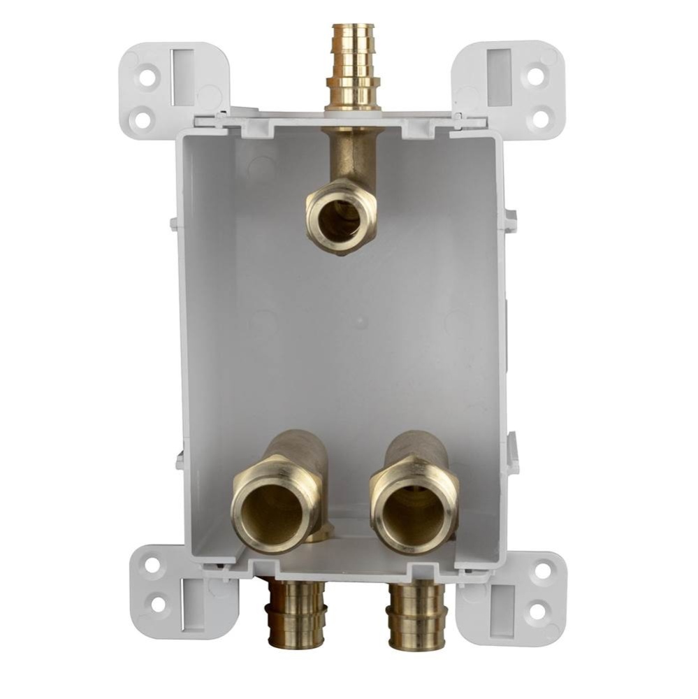 Servicebox (gray) Softener 2 Box 1''mip (1) x 1/2'' Mip & 1'' Mi