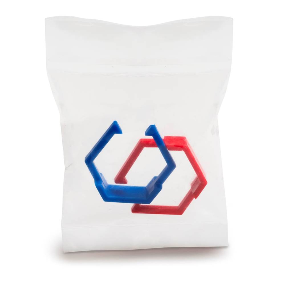 Valve Clip Blue/red 1/bg