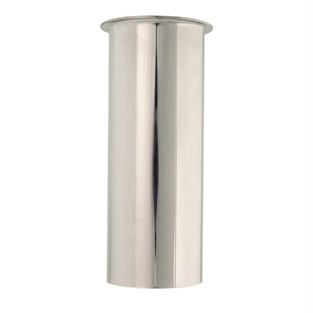 Tailpiece Flanged 1 1/2 x 4 Chrome 22ga