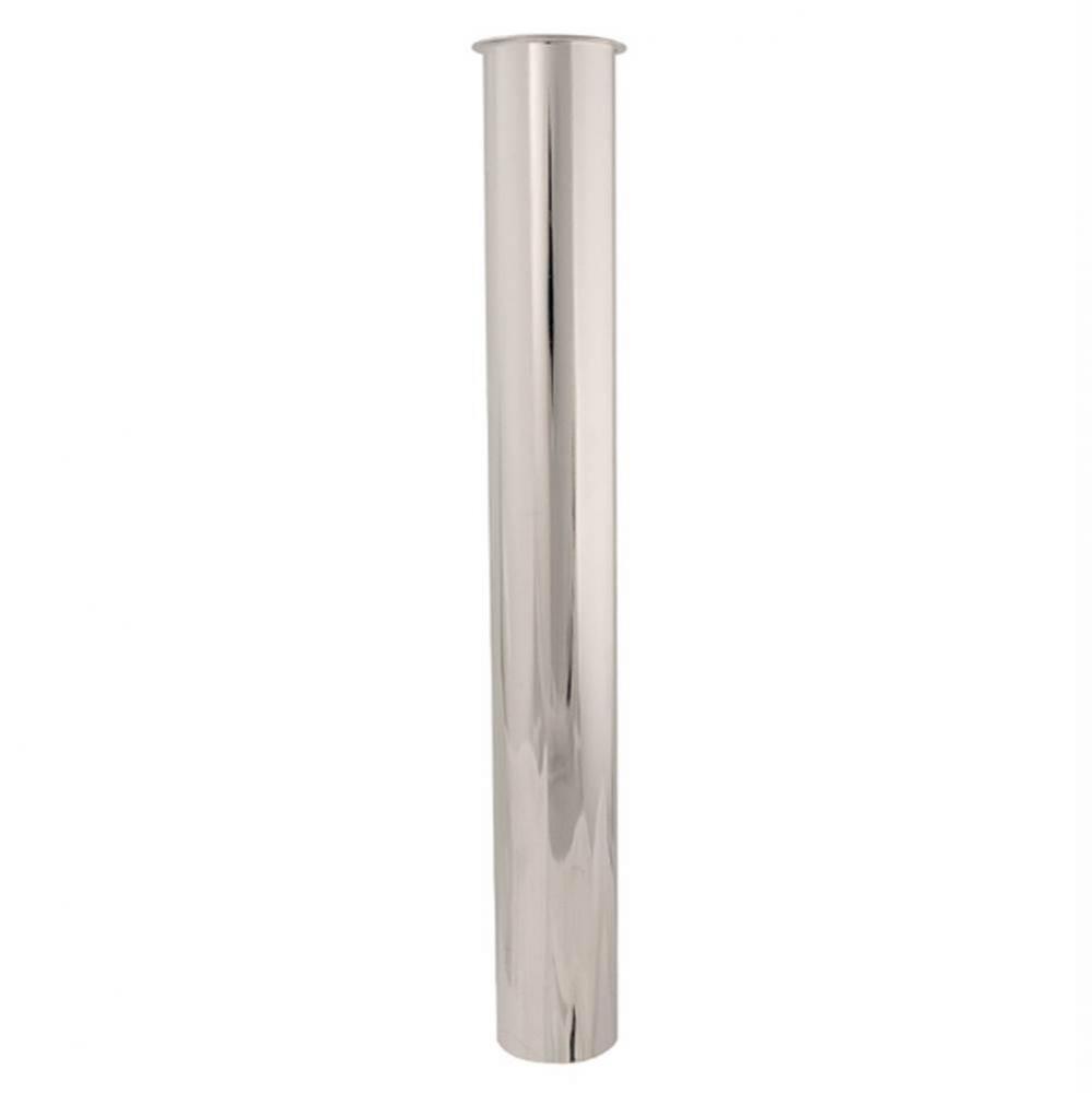 Tailpiece Flanged 1 1/2 x 12 Chrome 22ga