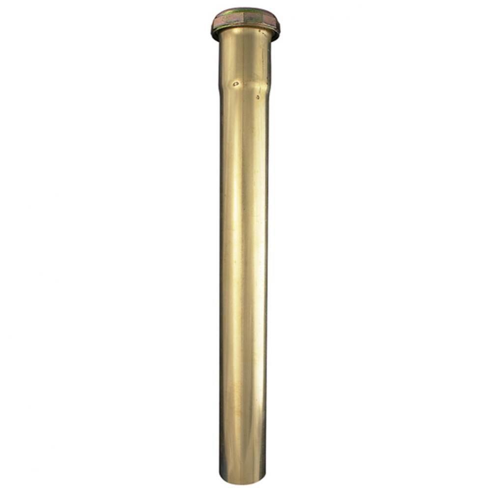 Extension Slip Joint 1-1/2 X 12 Rough Brass 22Ga