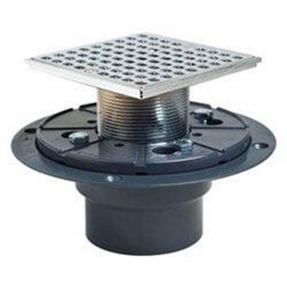 Drain Shwr Pan Pvc Orb R&s Sq