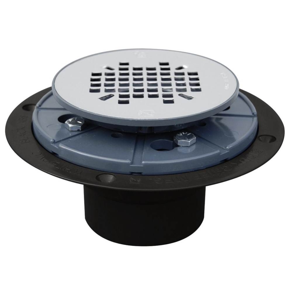 Drain Shwr Pan Abs Ss Strn Snap Pr