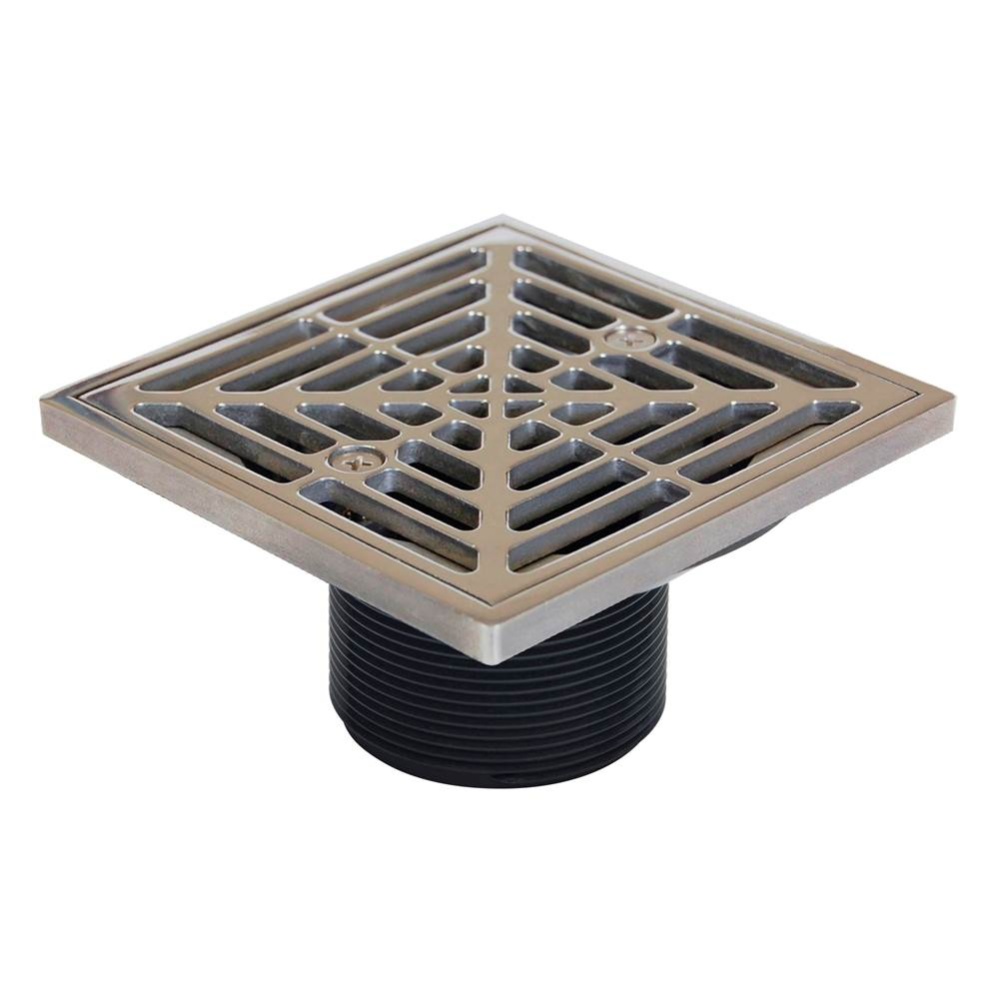 Shower Drain Head/r&s Pol-ss Sqr