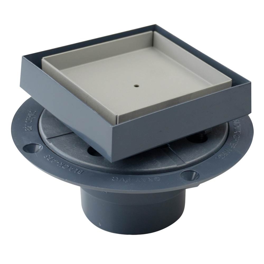 Tile In Drain Shower Pan Pvc 2in