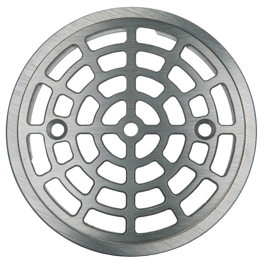 Thin Strainer And Ring Cast Nickel Finish 4/5 Rnd