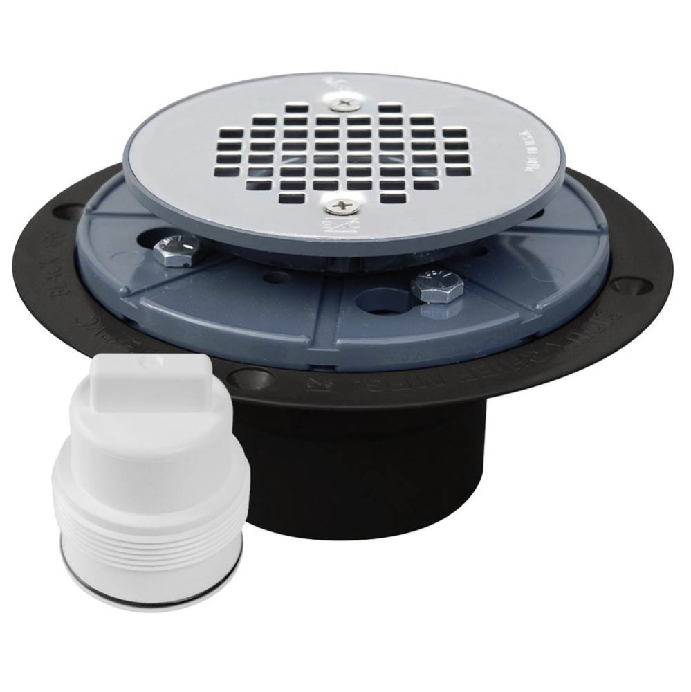 Drain & Plug Shwr Pan Abs Ss Sci Pr