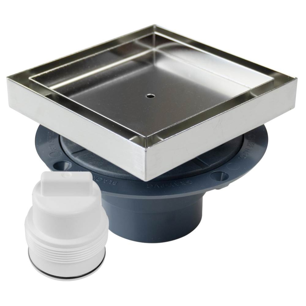 Shower Drain Pvc With Tile In Head 2in